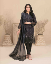 3-PC Stitched Embroidered Digital Printed Sarai By Tawakkal | D-3182